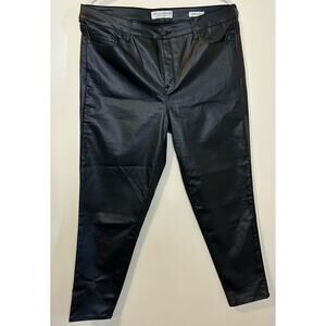 Social Standard Womens Sz 16 by Sanctuary
Ankle Skinny‎ Black Faux Leather Pants